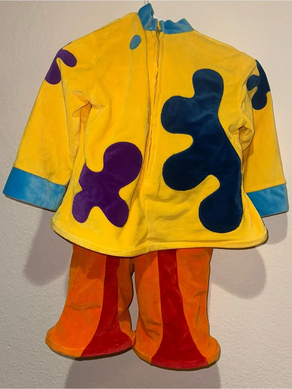 Y2K Disney Direct Jojo Circus Kids Clown Costume with wig Size XS (3/4) - Picture 2 of 3
